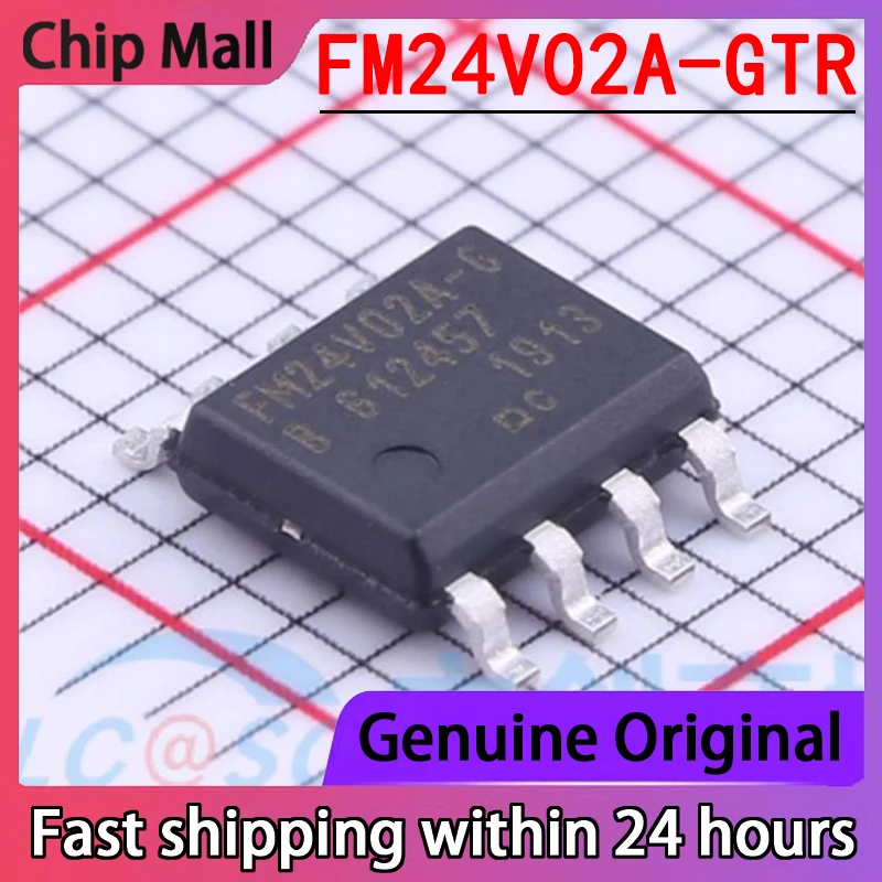1PCS New FM24V02A-GTR FM24V02A-G Package SOP-8 Ferroelectric Memory (FRAM) Original
1PCS New FM24V02A-GTR FM24V02A-G Package SOP-8 Ferroelectric Memory (FRAM) Original