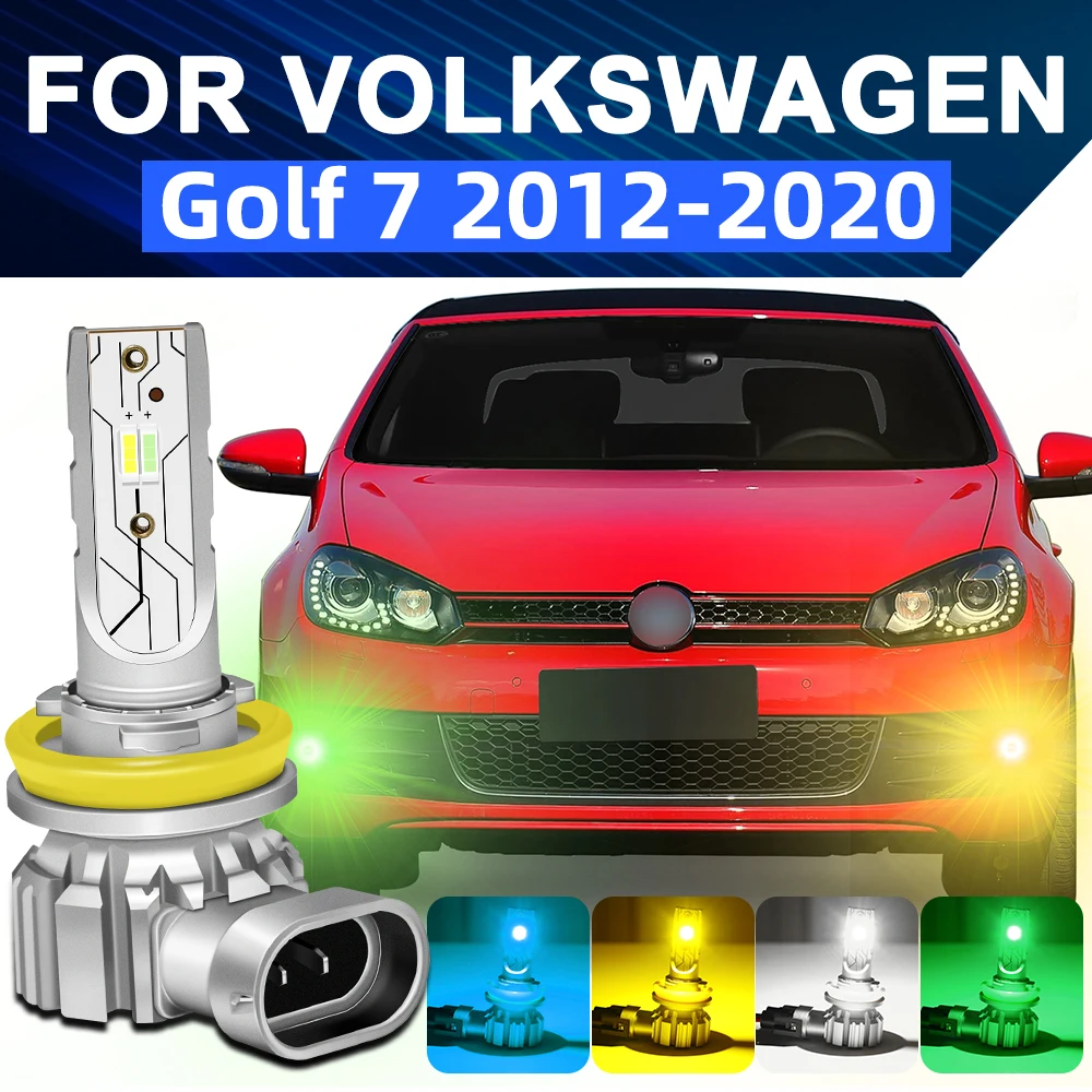 Front LED Fog Lights For Volkswagen VW Golf 7 MK7 Alltrack Variant Spotsvan Estate Hatchback Dual Color Fog Lamp Bulbs 2012-2020
Front LED Fog Lights For Volkswagen VW Golf 7 MK7 Alltrack Variant Spotsvan Estate Hatchback Dual Color Fog Lamp Bulbs 2012-2020