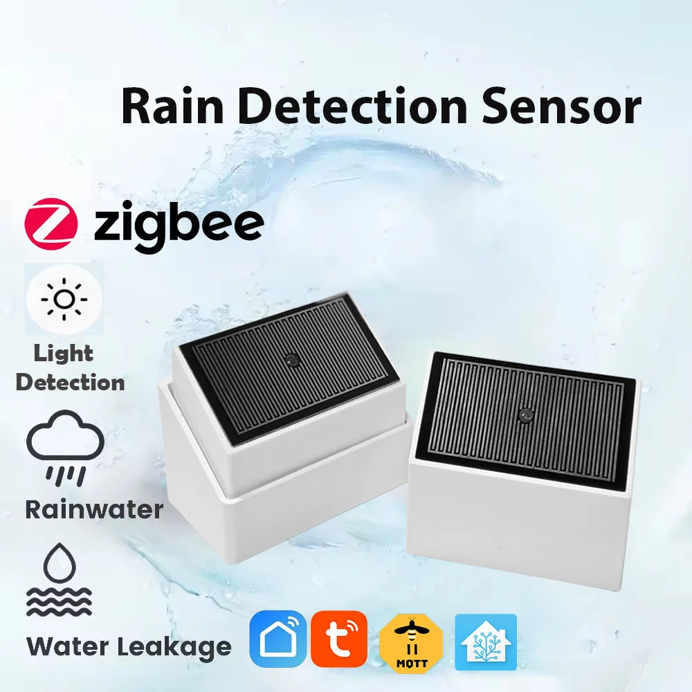 Zigbee Rain Drop Detector Rain Sensor With Brightness Light Detection For Tuya Smart Life /Home Assistant/Zigbee2MQTT Automation
Zigbee Rain Drop Detector Rain Sensor With Brightness Light Detection For Tuya Smart Life /Home Assistant/Zigbee2MQTT Automation