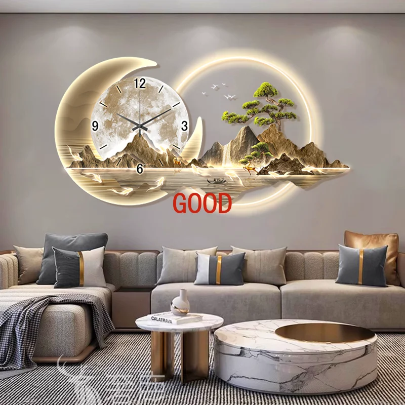 Fashion Luxury Clock Wall Chinese Style Simple Restaurant Creative Silent Aesthetic Wall Watch Nordic Horloge Murale Home Decor
Fashion Luxury Clock Wall Chinese Style Simple Restaurant Creative Silent Aesthetic Wall Watch Nordic Horloge Murale Home Decor
