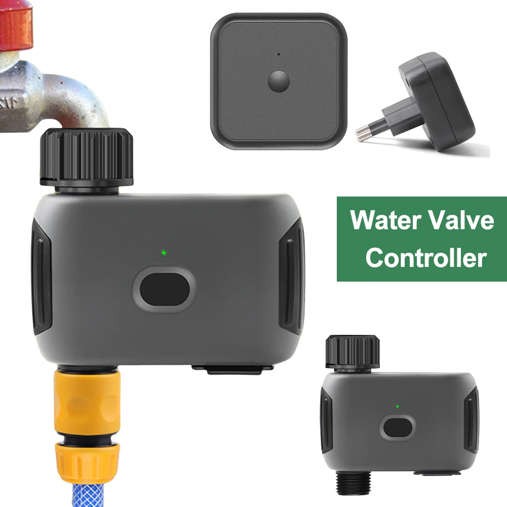 WIFI Automatic Irrigation Water Timer for Smart Life App BT Smart Garden Watering Timer with Rain Delay 4 AA Batery Powered
WIFI Automatic Irrigation Water Timer for Smart Life App BT Smart Garden Watering Timer with Rain Delay 4 AA Batery Powered