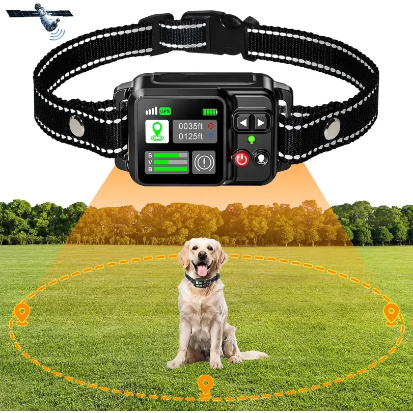 GPS Wireless Dog Fencing System - Electric dog fencing with GPS Electric Satellite Technology, Pet Fencing System Range 15~2000m
GPS Wireless Dog Fencing System - Electric dog fencing with GPS Electric Satellite Technology, Pet Fencing System Range 15~2000m