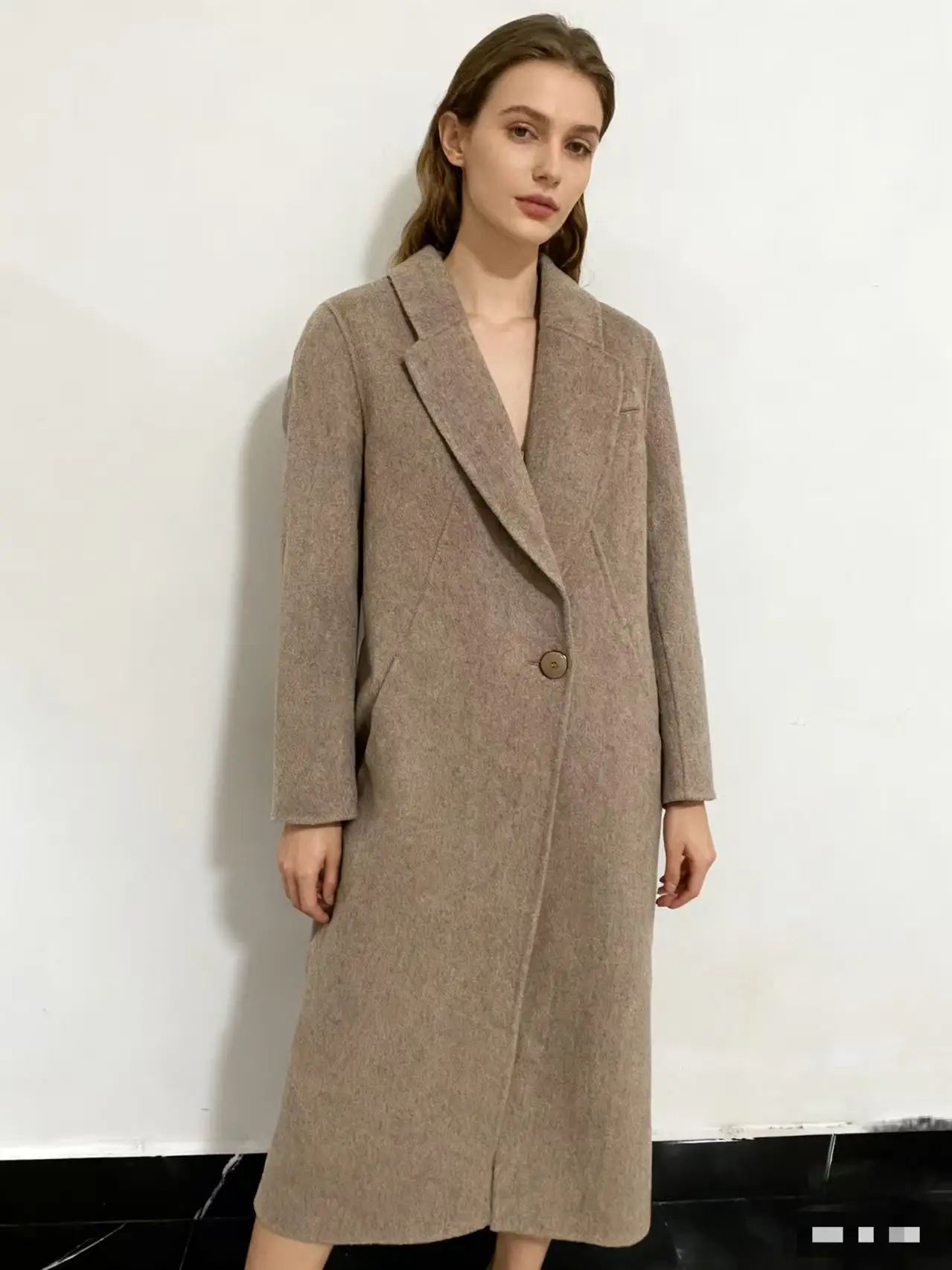 Double-Sided Woolen Coat Women's Short Medium 2025 Spring&Autumn Noble New Thin Woolen Coat
Double-Sided Woolen Coat Women's Short Medium 2025 Spring&Autumn Noble New Thin Woolen Coat