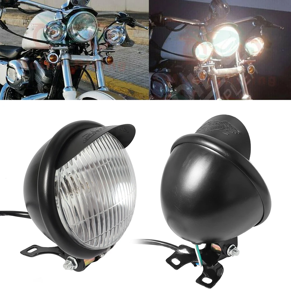 5.5" Motorcycle Headlight For Harley Bobber Chopper Soft Tail Chrome Clear Motorcycle Front Light Lamp Accessories
5.5" Motorcycle Headlight For Harley Bobber Chopper Soft Tail Chrome Clear Motorcycle Front Light Lamp Accessories