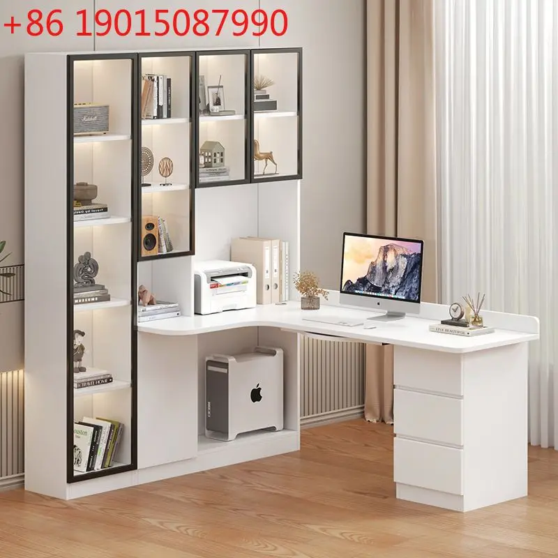 Легкий роскошный угловой стол, встроенный компьютерный книжный шкаф, комбинированный угловой учебный стол для спальни, дома, студента
Легкий роскошный угловой стол, встроенный компьютерный книжный шкаф, комбинированный угловой учебный стол для спальни, дома, студента