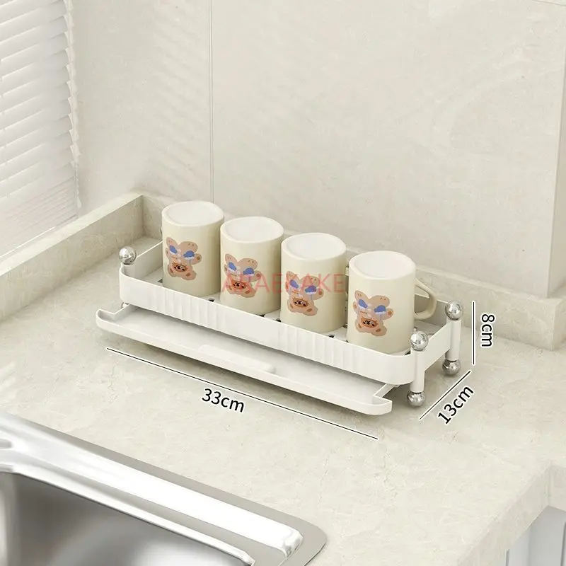 1pcs Water cup holder, tea cup holder, household storage rack, tea set storage, drainage tray, desktop storage, coffee cup
1pcs Water cup holder, tea cup holder, household storage rack, tea set storage, drainage tray, desktop storage, coffee cup
