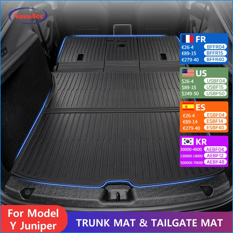 Integrated Trunk Mat Tailgate Liner For Tesla Model Y Juniper 2025 2026 TPE Anti-Scratch Wear-Resistant Luggage Protective Pads
Integrated Trunk Mat Tailgate Liner For Tesla Model Y Juniper 2025 2026 TPE Anti-Scratch Wear-Resistant Luggage Protective Pads