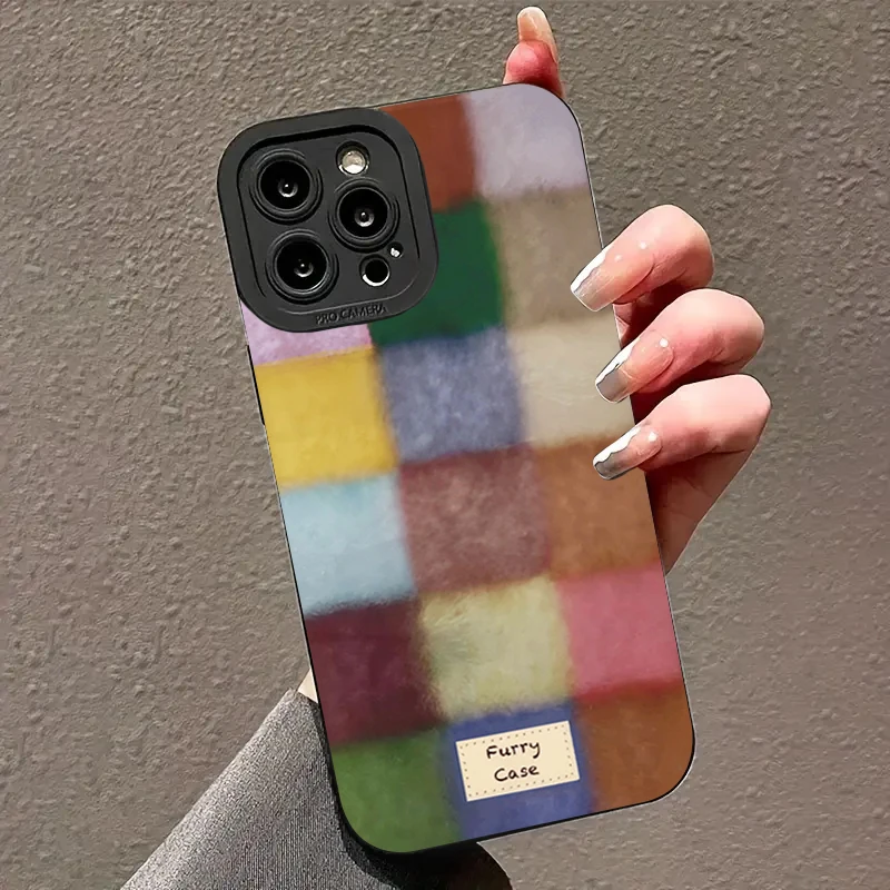 Cute Dopamine Color Block Match Plaid Phone Case For iPhone 16 15 14 13 Pro Max 12 11 7 8 14Plus XR X XS SE2 Silicone Soft Cover
Cute Dopamine Color Block Match Plaid Phone Case For iPhone 16 15 14 13 Pro Max 12 11 7 8 14Plus XR X XS SE2 Silicone Soft Cover