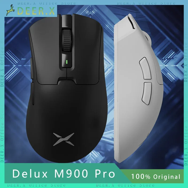 Беспроводная мышь Delux M900, оригинальная Двухрежимная Магнитная док-станция для зарядки, легкая игровая мышь на заказ с датчиком Paw3395, Laotop
Беспроводная мышь Delux M900, оригинальная Двухрежимная Магнитная док-станция для зарядки, легкая игровая мышь на заказ с датчиком Paw3395, Laotop