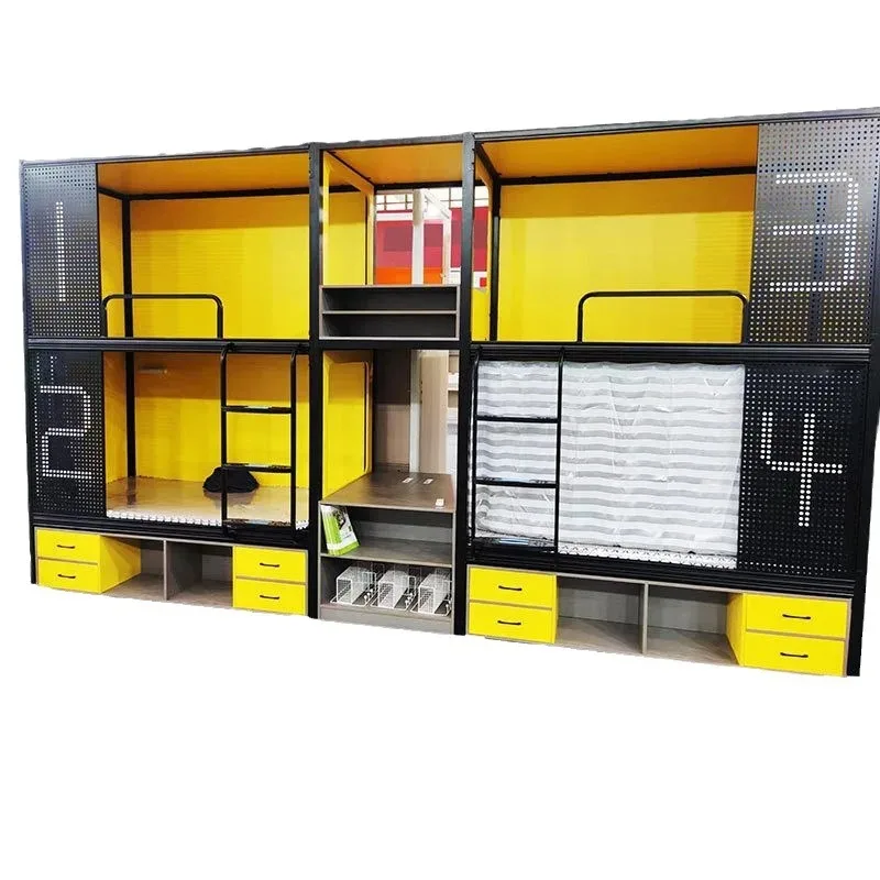 Upper and lower bunk bunk all-inclusive bed space capsule bed
Upper and lower bunk bunk all-inclusive bed space capsule bed