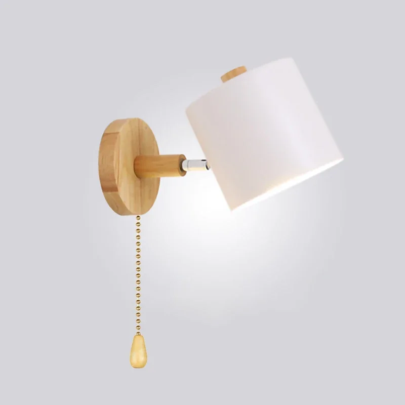 Nordic modern E27 LED wall lamp with switch and EU US plug adjustable wood sconces light indoor home decor bedside bedroom
Nordic modern E27 LED wall lamp with switch and EU US plug adjustable wood sconces light indoor home decor bedside bedroom