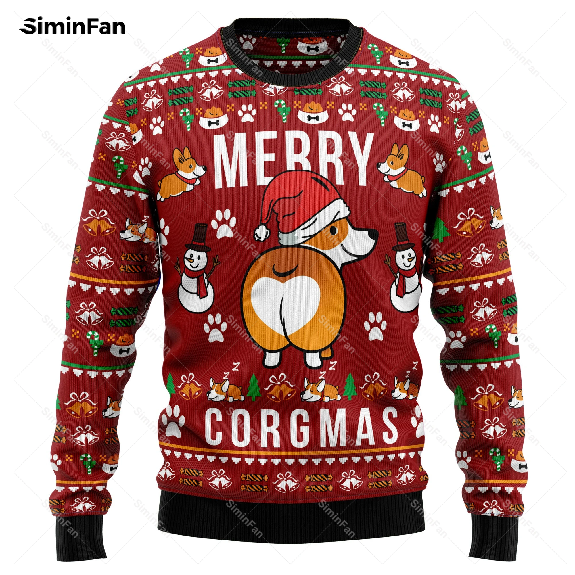 Funny Corgi Ugly Christmas Sweater 3D Printed Men Pullover Casual Sweatshirt Couple Long Sleeve Shirts Unisex Female Top Coat
Funny Corgi Ugly Christmas Sweater 3D Printed Men Pullover Casual Sweatshirt Couple Long Sleeve Shirts Unisex Female Top Coat
