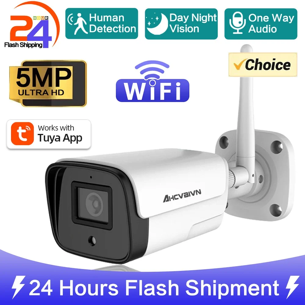 5MP Tuya WiFi 1080P двусторонняя аудиокамера-пуля уличная водонепроницаемая беспроводная IP-камера безопасности с просмотром на умном доме жизни
5MP Tuya WiFi 1080P двусторонняя аудиокамера-пуля уличная водонепроницаемая беспроводная IP-камера безопасности с просмотром на умном доме жизни