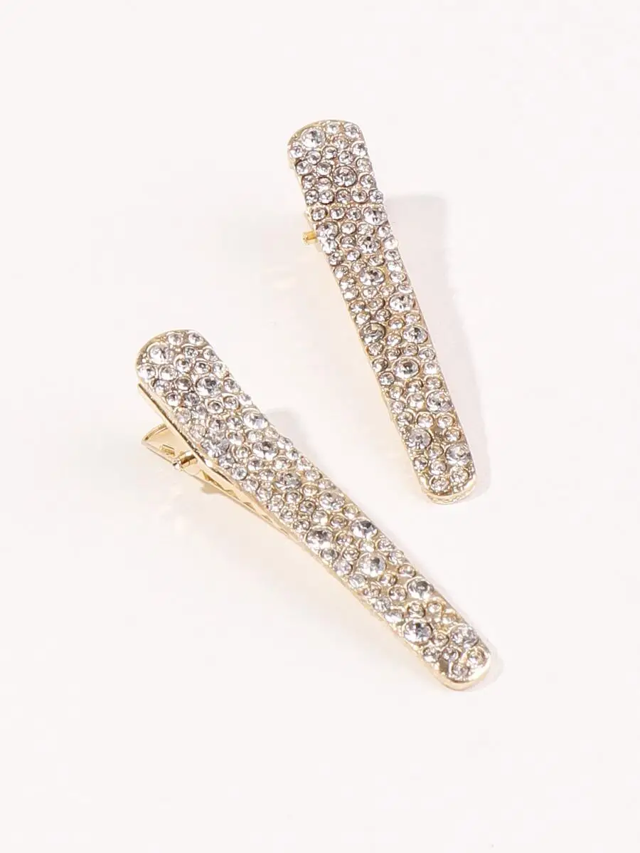 2pcs Rhinestone Decor Hair Clip Accessories For Women Claw Clips Barrettes,School Stuff,Looks Of Party,Head Accessories, Hairpin
2pcs Rhinestone Decor Hair Clip Accessories For Women Claw Clips Barrettes,School Stuff,Looks Of Party,Head Accessories, Hairpin