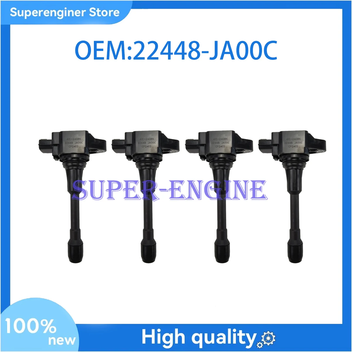 1-4Pcs 22448-JA00C Ignition Coil For Nissan Altima Sentra Versa X-Trail NV200 Tiida C11 Infiniti Frontier FX50 M56 22448JA00C
1-4Pcs 22448-JA00C Ignition Coil For Nissan Altima Sentra Versa X-Trail NV200 Tiida C11 Infiniti Frontier FX50 M56 22448JA00C