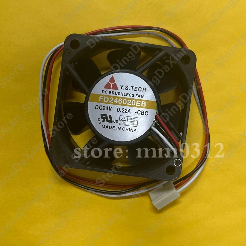 Вентилятор охлаждения инвертора Y.S.TECH FD246020EB 6020 DC24V 0.22A 6CM 3-проводной
Вентилятор охлаждения инвертора Y.S.TECH FD246020EB 6020 DC24V 0.22A 6CM 3-проводной