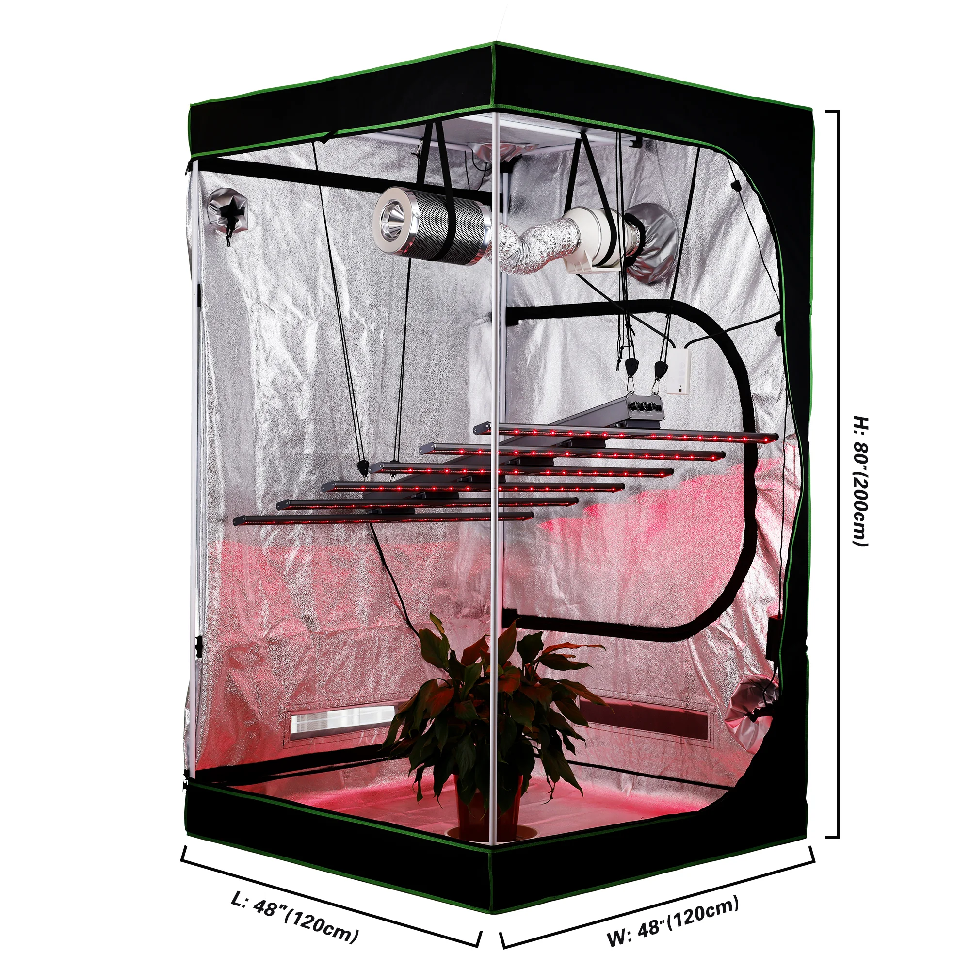 Hydroponics Grow Full Kit Grow Tent Complete Set APP Remote Control and on Site
Hydroponics Grow Full Kit Grow Tent Complete Set APP Remote Control and on Site