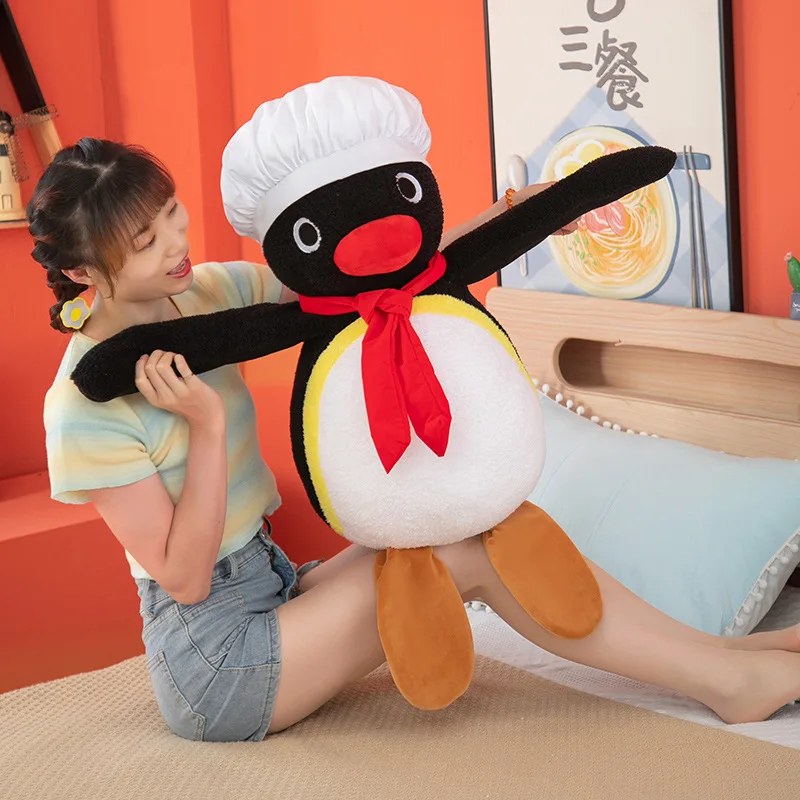 New 35/65cm Chef Penguin Plush Doll Cartoon Stuffed Toys with Chef Hat Red Scarf Kawaii Home Decor Sofa Cushion Birthday Gifts
New 35/65cm Chef Penguin Plush Doll Cartoon Stuffed Toys with Chef Hat Red Scarf Kawaii Home Decor Sofa Cushion Birthday Gifts