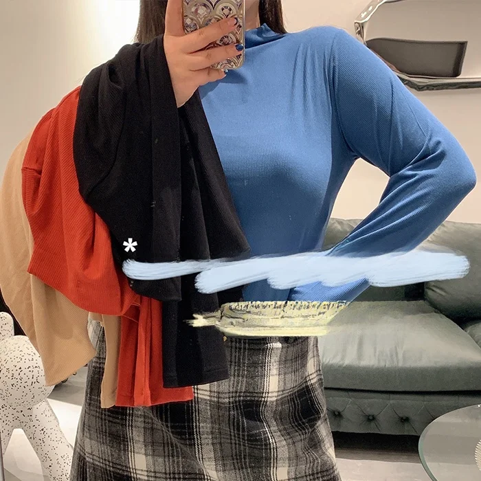 Vogana Original plus Size High Elastici Comfortable Slimming Baby Skin-Like Base irt Korean Sle Commute Faion
Vogana Original plus Size High Elastici Comfortable Slimming Baby Skin-Like Base irt Korean Sle Commute Faion