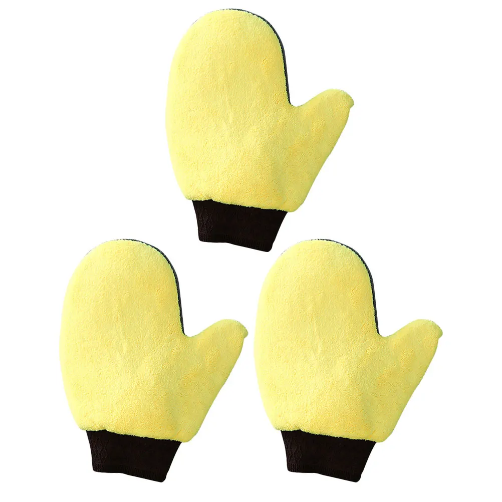 3 Pcs Car Wash Gloves Mitt Absorbent Mitts No Damage to Paint Automotive Hand Coral Fleece
3 Pcs Car Wash Gloves Mitt Absorbent Mitts No Damage to Paint Automotive Hand Coral Fleece