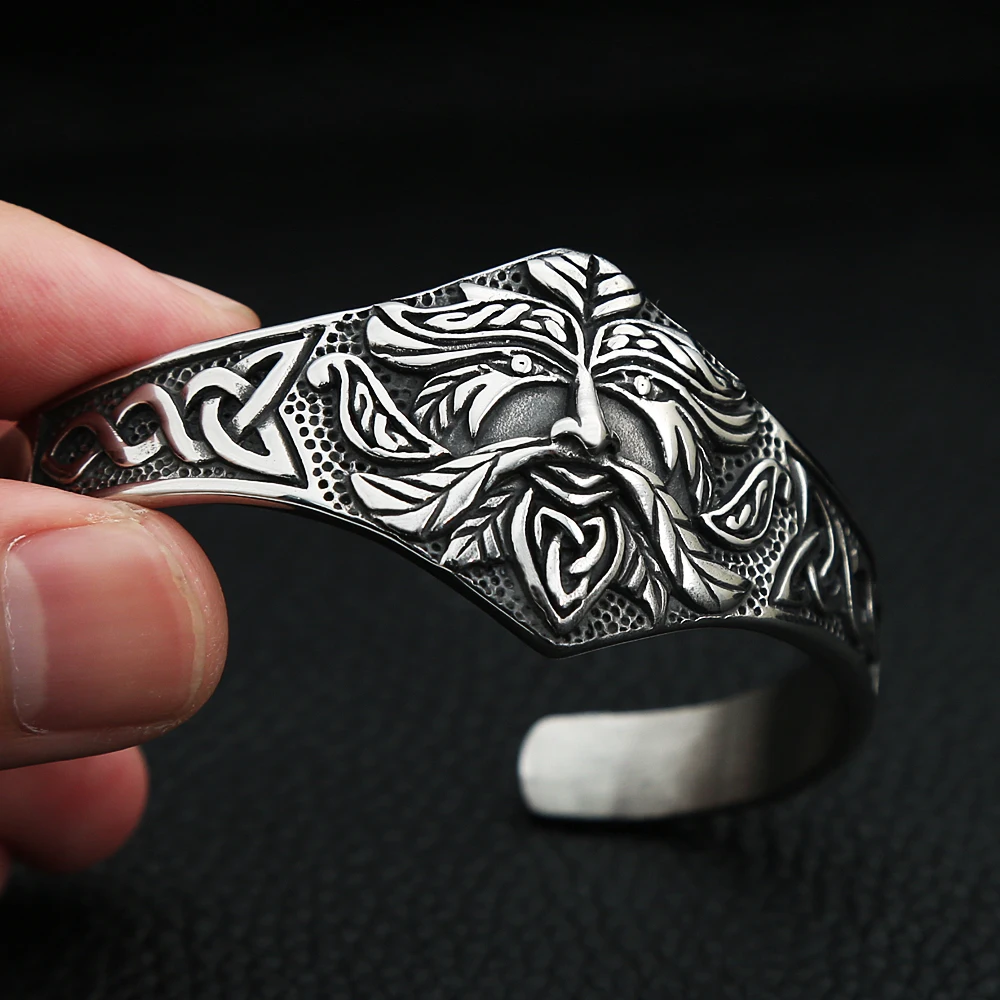 Retro Personalized Viking Warrior Old Man Head Bracelet Punk Stainless Steel Celtic Knot Men's Bracelet Fashion Jewelry Gift
Retro Personalized Viking Warrior Old Man Head Bracelet Punk Stainless Steel Celtic Knot Men's Bracelet Fashion Jewelry Gift