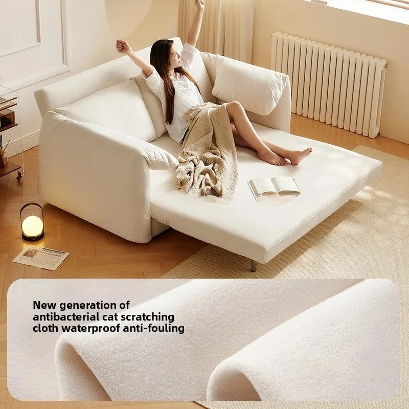 b7- Tongyu Special Cream Style Balcony Retractable Bed Minimalist Foldable Sofa Small Apartment Living Room Double Sofa Bed
b7- Tongyu Special Cream Style Balcony Retractable Bed Minimalist Foldable Sofa Small Apartment Living Room Double Sofa Bed