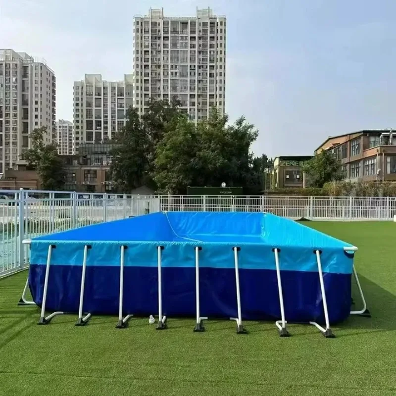 10x10x1.3m Extra-large Blue Swimming Pool, Featuring A Minimalist Design, The Ideal Choice for Summer Water Fun Outdoors
10x10x1.3m Extra-large Blue Swimming Pool, Featuring A Minimalist Design, The Ideal Choice for Summer Water Fun Outdoors