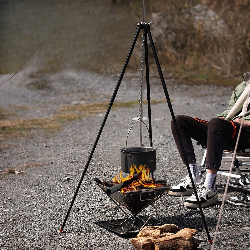 Outdoor campfire stand, adjustable portable camping hanging pot aluminum alloy campfire stand
Outdoor campfire stand, adjustable portable camping hanging pot aluminum alloy campfire stand