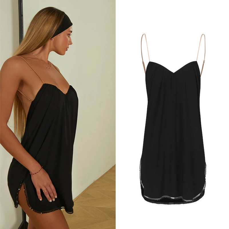 Mini Dress For Women Latin Dance Clothes Backless Party Black Dress Summer Rumba Cha Cha Tango Dance Practice Wear Club Dress
Mini Dress For Women Latin Dance Clothes Backless Party Black Dress Summer Rumba Cha Cha Tango Dance Practice Wear Club Dress