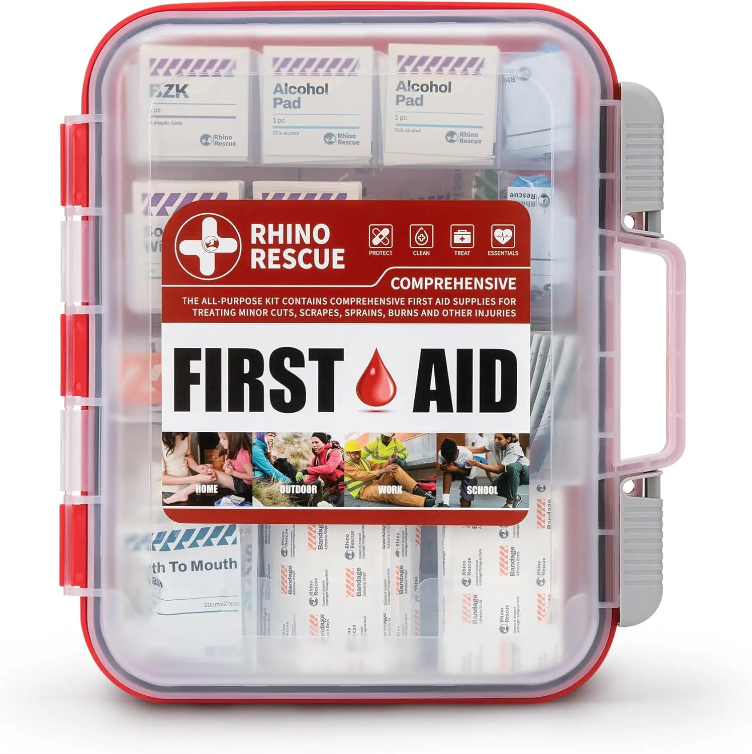 371-Piece All-Purpose First Aid Kit for Home, Office, and Emergency Use with Premium Medical Supplies
371-Piece All-Purpose First Aid Kit for Home, Office, and Emergency Use with Premium Medical Supplies