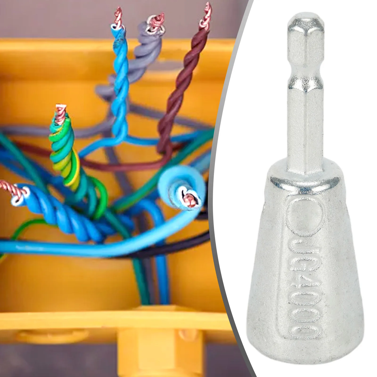 Wire Twisting Tools For Electrician 6mm Hexagonal Handle Electrician Quickly Twister 2-6 Way Twister Wire For Power Drill Driver
Wire Twisting Tools For Electrician 6mm Hexagonal Handle Electrician Quickly Twister 2-6 Way Twister Wire For Power Drill Driver
