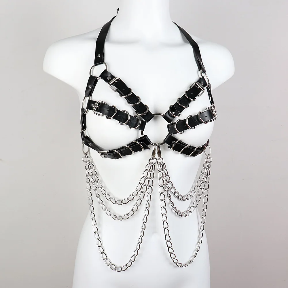Y2K Retro Sexy Trendy PU Bra Punk Hip Hop Decorative Belt Streetwear Sexy Outfit Matching Erotic Costume Holiday Gift
Y2K Retro Sexy Trendy PU Bra Punk Hip Hop Decorative Belt Streetwear Sexy Outfit Matching Erotic Costume Holiday Gift
