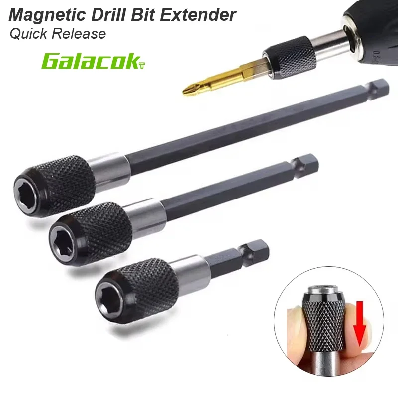 3Pcs Hexagonal Quick Release Self-locking Extension Rod Drill Driver Quick Transfer Rod Screwdriver Extension Rod
3Pcs Hexagonal Quick Release Self-locking Extension Rod Drill Driver Quick Transfer Rod Screwdriver Extension Rod