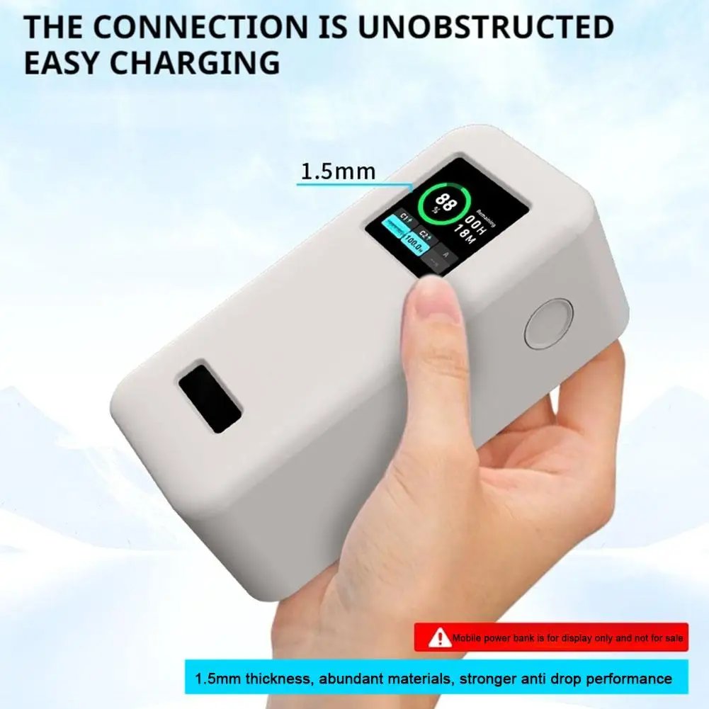Силиконовый для Anker Prime 200 Вт 20000 мАч Power Bank 360-градусный противоударный чехол с полной защитой D5h2 
Силиконовый для Anker Prime 200 Вт 20000 мАч Power Bank 360-градусный противоударный чехол с полной защитой D5h2