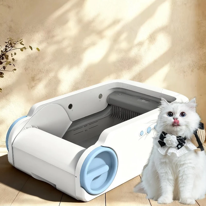 Open Top Automatic Cat Litter Box - Large Capacity Self-Cleaning with Smart Deodorization
Open Top Automatic Cat Litter Box - Large Capacity Self-Cleaning with Smart Deodorization