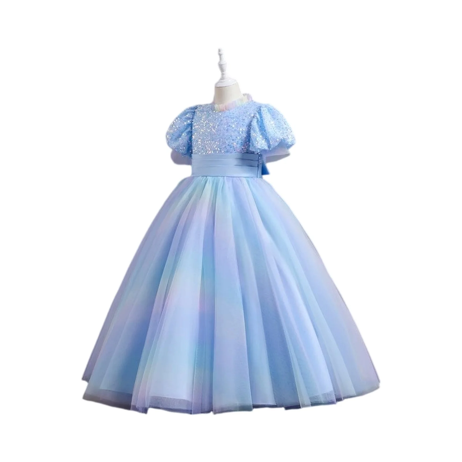 Fashion Summer Girl Banquet Evening Gown Short Sleeve Kids Princess Dresses Birthday Party Prom Gown Dance Performance Dress
Fashion Summer Girl Banquet Evening Gown Short Sleeve Kids Princess Dresses Birthday Party Prom Gown Dance Performance Dress