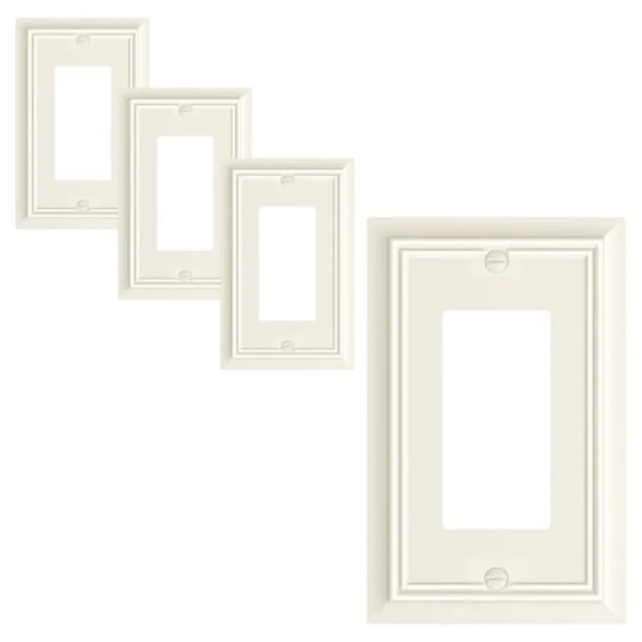 4-Pack Decorator Wall Plate Cover, Decorative Switch Plates and Outlet Covers, Durable Natural Bamboo Fiber Wall Plates for Ele
4-Pack Decorator Wall Plate Cover, Decorative Switch Plates and Outlet Covers, Durable Natural Bamboo Fiber Wall Plates for Ele