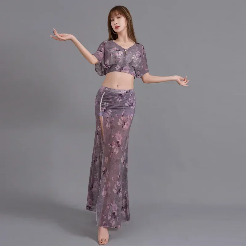 Belly Dance Top Skirt Set Practice Clothes Sexy Women Long Skirt Suit Performance Oriental Costume Festival Outfit Women Disfraz
Belly Dance Top Skirt Set Practice Clothes Sexy Women Long Skirt Suit Performance Oriental Costume Festival Outfit Women Disfraz