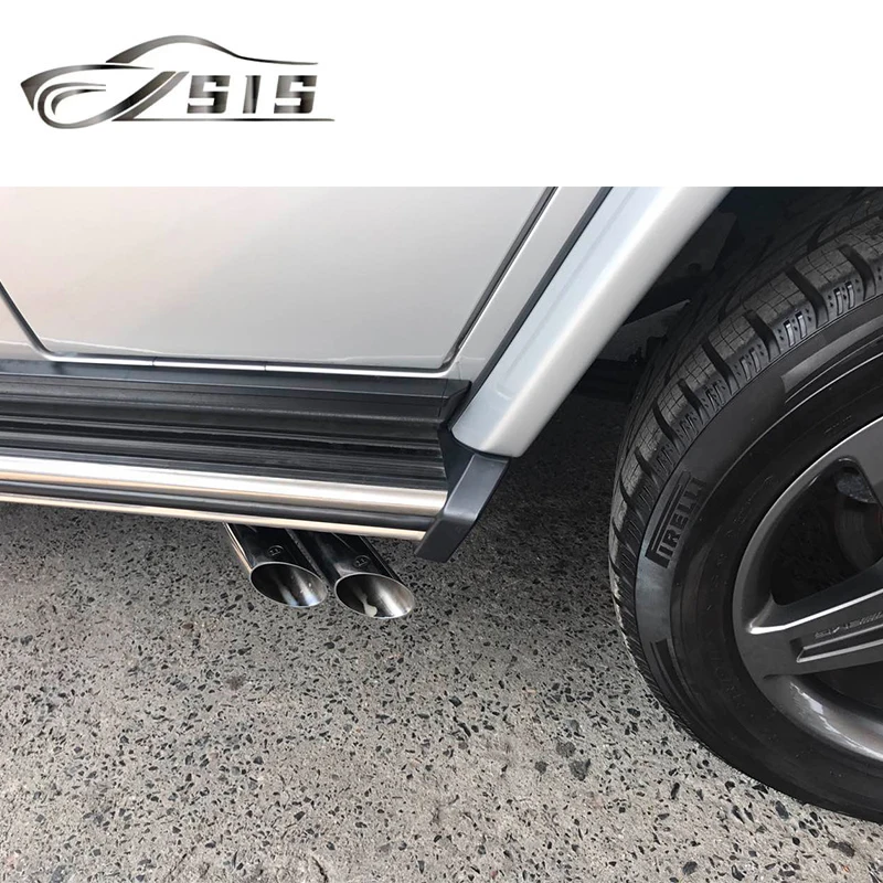 G-Class W463 4Tips Exhaust System With B Logo Stainless Steel Material W463 1990-2018 Year Tips Muffler End Pipe Car Auto Parts
G-Class W463 4Tips Exhaust System With B Logo Stainless Steel Material W463 1990-2018 Year Tips Muffler End Pipe Car Auto Parts