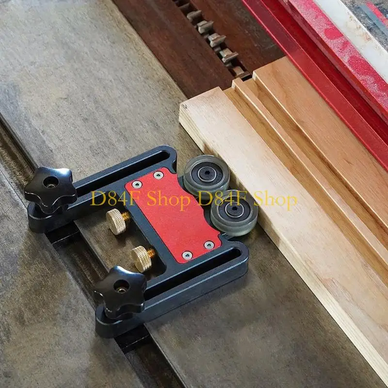 D84F Double Wheel Bearing Stock Roller with Sliding Block Table Feeding Guide
D84F Double Wheel Bearing Stock Roller with Sliding Block Table Feeding Guide