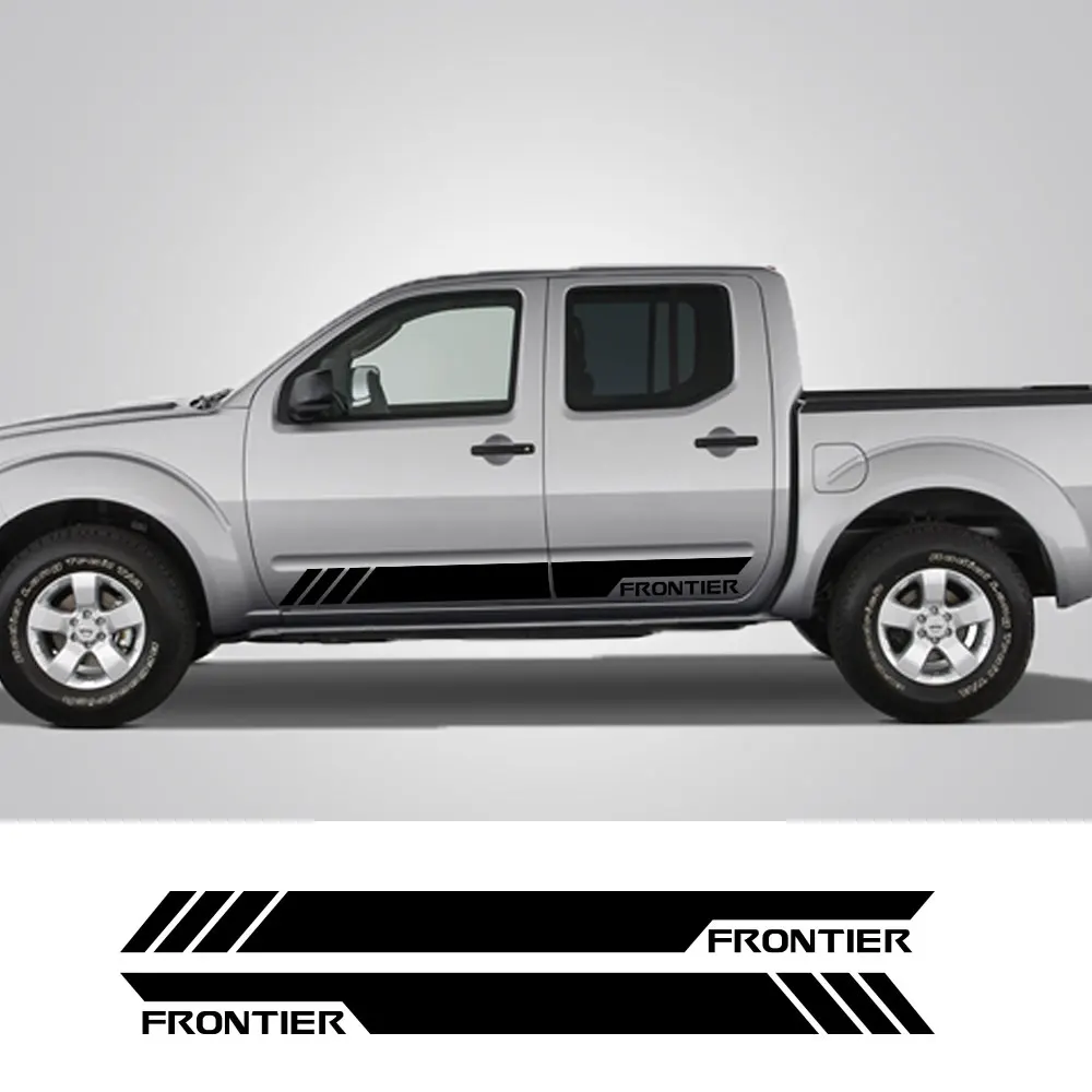 Наклейки-полосы на боковые пороги для Nissan Frontier, графические виниловые декоративные наклейки для пикапов, аксессуары для автотюнинга
Наклейки-полосы на боковые пороги для Nissan Frontier, графические виниловые декоративные наклейки для пикапов, аксессуары для автотюнинга
