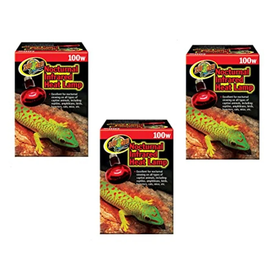Nocturnal Infrared Heat Lamp 100 Watts - Pack of 3
Nocturnal Infrared Heat Lamp 100 Watts - Pack of 3