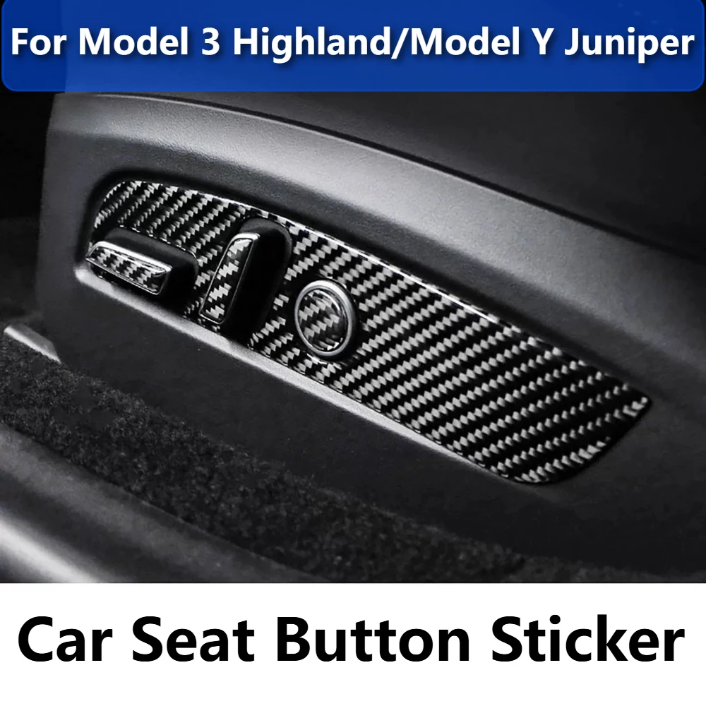 For Model 3 Highland Model Y Juniper Car Seat Adjustment Button Protector Sticker Anti-Scratch Car Interior Accessories
For Model 3 Highland Model Y Juniper Car Seat Adjustment Button Protector Sticker Anti-Scratch Car Interior Accessories