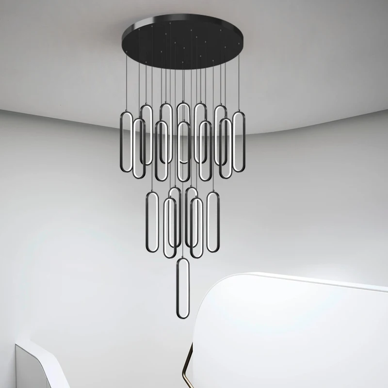 Modern Led Ceiling Pendant Light villa duplex building chandelier Living Room Bedroom Dining Table Lamp Home Decoration Lighting
Modern Led Ceiling Pendant Light villa duplex building chandelier Living Room Bedroom Dining Table Lamp Home Decoration Lighting