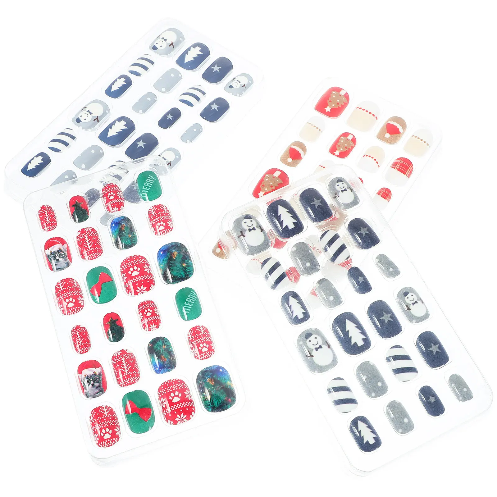 Children False Nails ABS Material Christmas Nail Tips Full Cover Decor Kits Easy Apply Safe Durable Colorful Design Kids
Children False Nails ABS Material Christmas Nail Tips Full Cover Decor Kits Easy Apply Safe Durable Colorful Design Kids