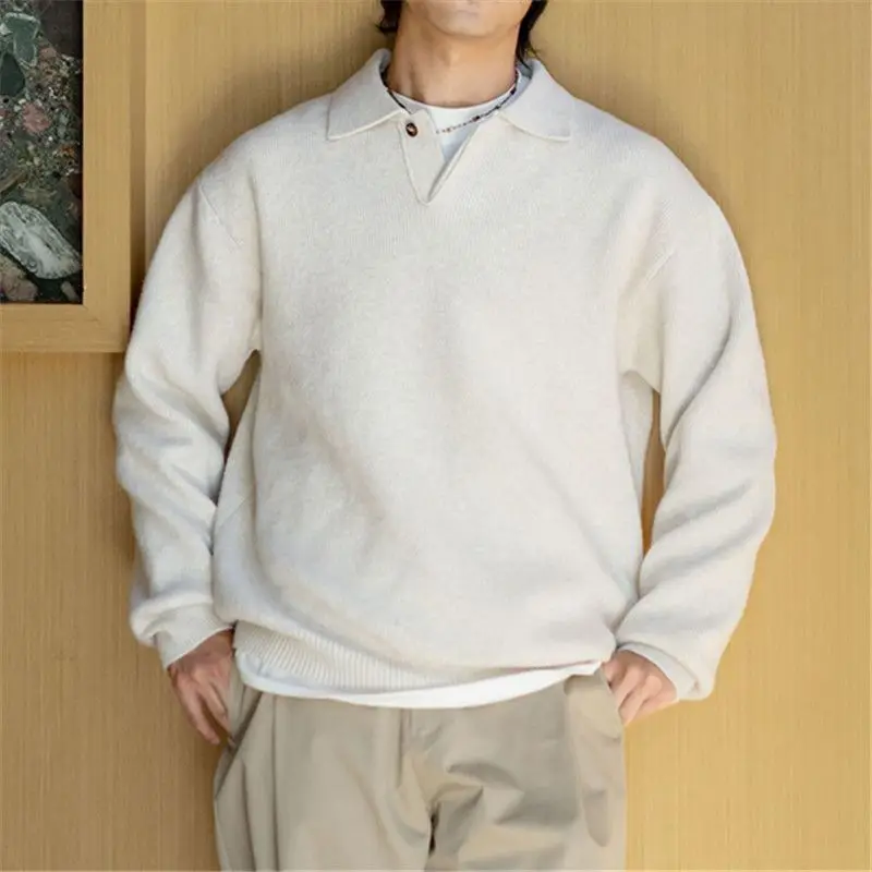 Loose Fit Long Sve Ne Pure Color Knitwear for Men Casual Autumn Winter Faion Top Quali Polyester Fiber Straight...
Loose Fit Long Sve Ne Pure Color Knitwear for Men Casual Autumn Winter Faion Top Quali Polyester Fiber Straight...