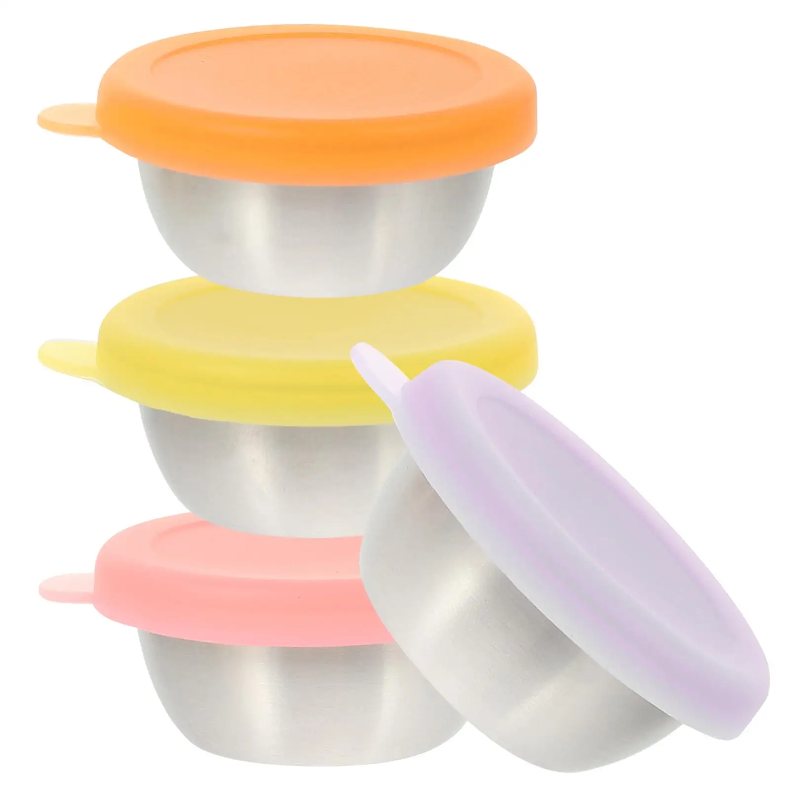 4 Pcs Stainless Steel Sauce Cup Leak-proof Container Bowls Salad Containers Small Vinegar Spice Dish 304 Ketchup Cups
4 Pcs Stainless Steel Sauce Cup Leak-proof Container Bowls Salad Containers Small Vinegar Spice Dish 304 Ketchup Cups