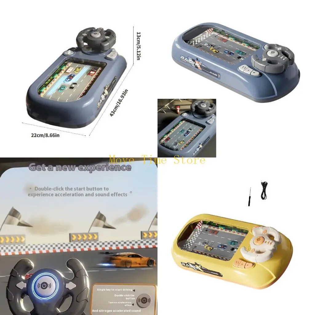 92ME Toddler Simulated Driving Racing Car Game with Music Sound Effect Musical Steering Toy Interact Car Racing Toy
92ME Toddler Simulated Driving Racing Car Game with Music Sound Effect Musical Steering Toy Interact Car Racing Toy