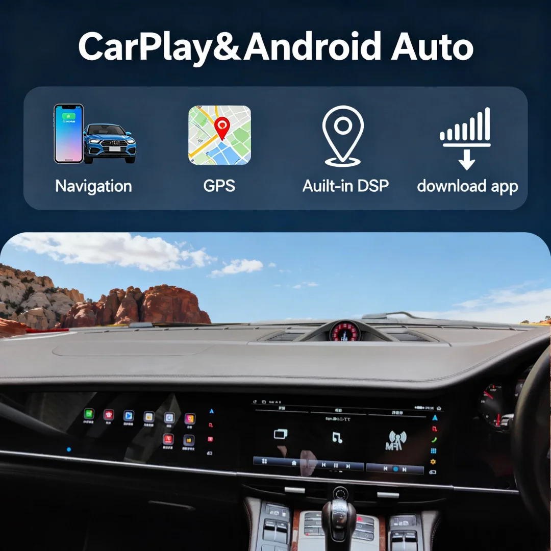ndroid Dual Screen For Porsche Panamera 2010-2017 Intelligent System Navigation GPS Car Radio Multimedia Player Carplay Audio
ndroid Dual Screen For Porsche Panamera 2010-2017 Intelligent System Navigation GPS Car Radio Multimedia Player Carplay Audio