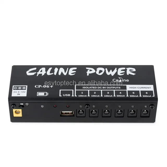 Caline Portable Effect Power Supply Electric Guitar Effect Pedal Power Supply 6 Isolated DC 9V Outputs
Caline Portable Effect Power Supply Electric Guitar Effect Pedal Power Supply 6 Isolated DC 9V Outputs